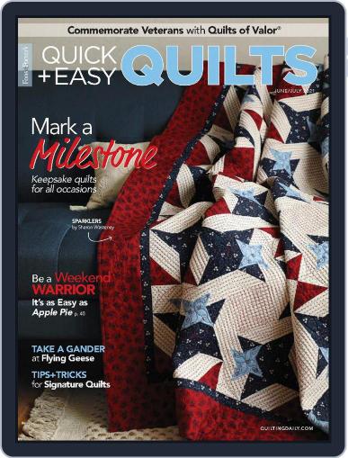 QUICK QUILTS June 1st, 2021 Digital Back Issue Cover