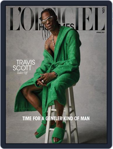 L'OFFICIEL HOMMES USA March 22nd, 2021 Digital Back Issue Cover