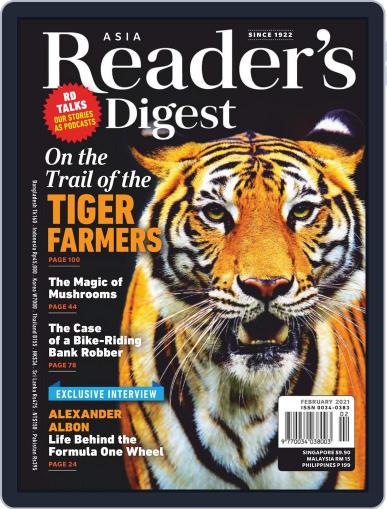 Reader’s Digest Asia (English Edition) February 1st, 2021 Digital Back Issue Cover