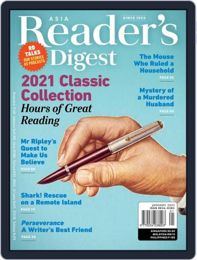 Reader’s Digest Asia (English Edition) January 1st, 2021 Digital Back Issue Cover