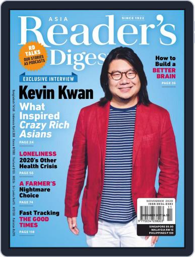 Reader’s Digest Asia (English Edition) November 1st, 2020 Digital Back Issue Cover