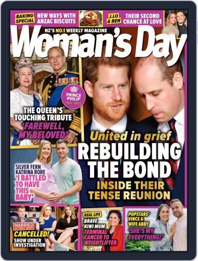 Woman's Day Magazine NZ April 29th, 2021 Digital Back Issue Cover