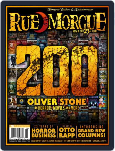 RUE MORGUE May 1st, 2021 Digital Back Issue Cover