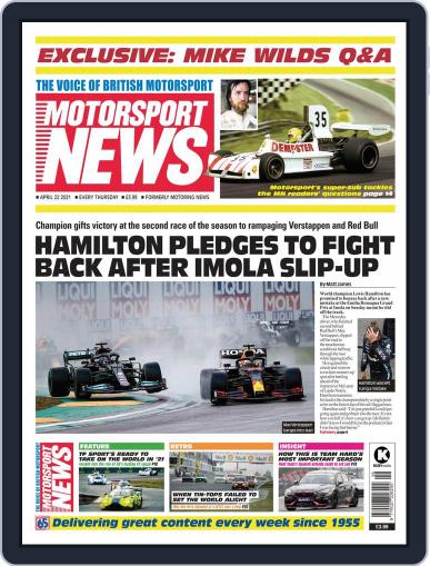 Motorsport News April 22nd, 2021 Digital Back Issue Cover