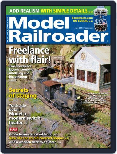 Model Railroader June 1st, 2021 Digital Back Issue Cover