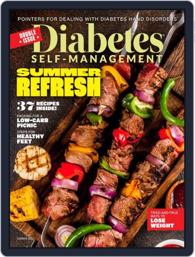 Diabetes Self-Management April 12th, 2021 Digital Back Issue Cover