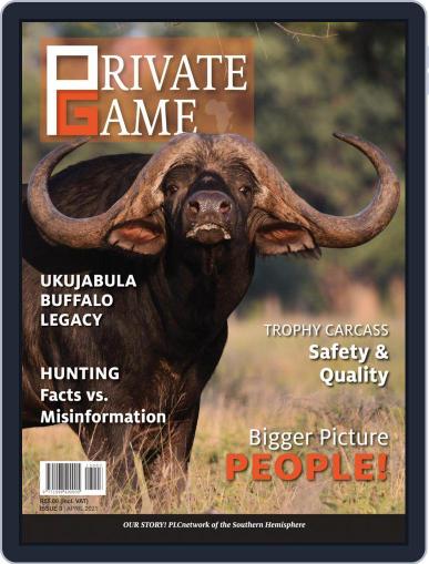 PRIVATE GAME | WILDLIFE RANCHING April 1st, 2021 Digital Back Issue Cover