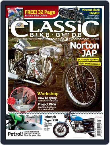 Classic Bike Guide May 1st, 2021 Digital Back Issue Cover