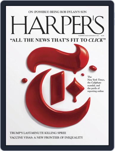Harper's May 1st, 2021 Digital Back Issue Cover