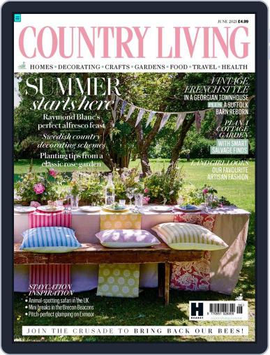 Country Living UK June 1st, 2021 Digital Back Issue Cover
