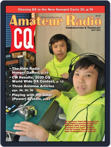CQ Amateur Radio May 1st, 2021 Digital Back Issue Cover