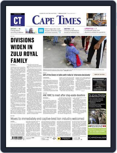Cape Times May 3rd, 2021 Digital Back Issue Cover