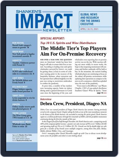 Shanken's Impact Newsletter April 1st, 2021 Digital Back Issue Cover