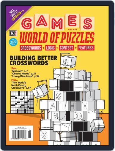 Games World of Puzzles June 1st, 2021 Digital Back Issue Cover