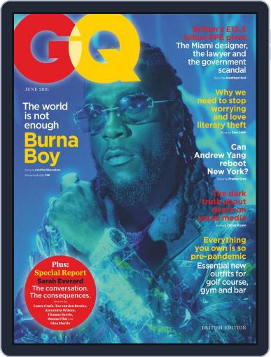 British GQ June 1st, 2021 Digital Back Issue Cover