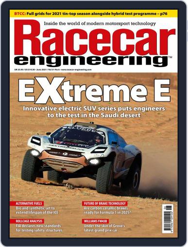 Racecar Engineering (Digital) June 1st, 2021 Issue Cover