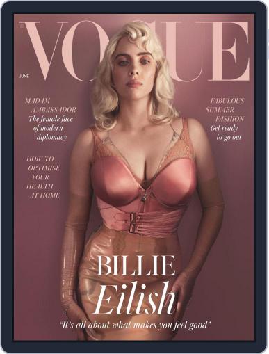 British Vogue June 1st, 2021 Digital Back Issue Cover