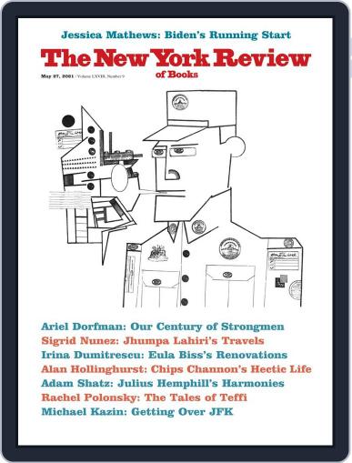 The New York Review of Books May 27th, 2021 Digital Back Issue Cover