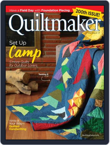 QUILTMAKER July 1st, 2021 Digital Back Issue Cover