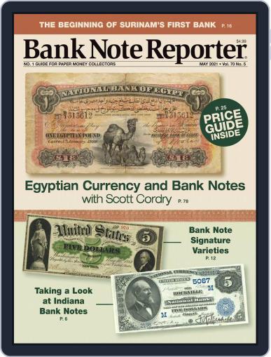 Banknote Reporter May 1st, 2021 Digital Back Issue Cover
