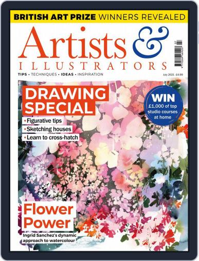 Artists & Illustrators July 1st, 2021 Digital Back Issue Cover