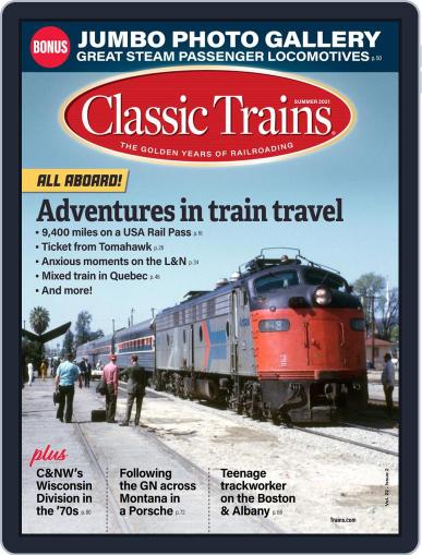 Classic Trains May 3rd, 2021 Digital Back Issue Cover