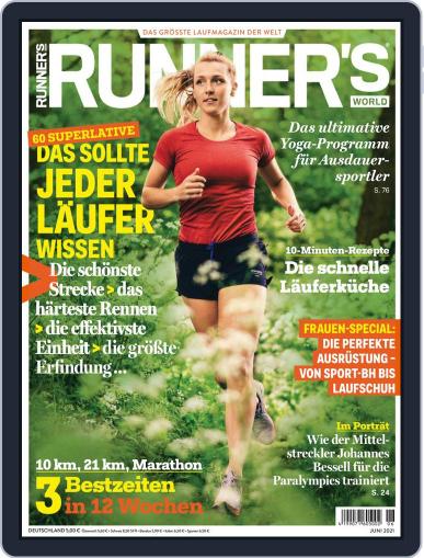 Runner’s World Deutschland June 1st, 2021 Digital Back Issue Cover