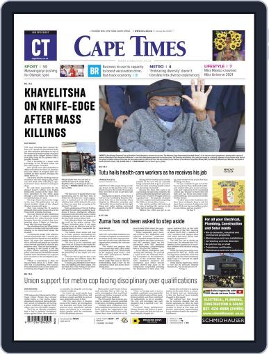 Cape Times May 18th, 2021 Digital Back Issue Cover