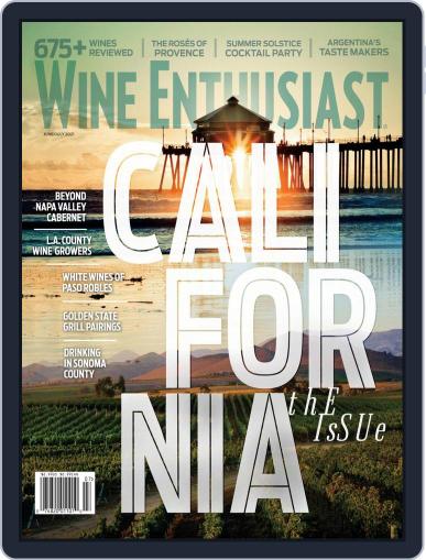Wine Enthusiast June 1st, 2021 Digital Back Issue Cover