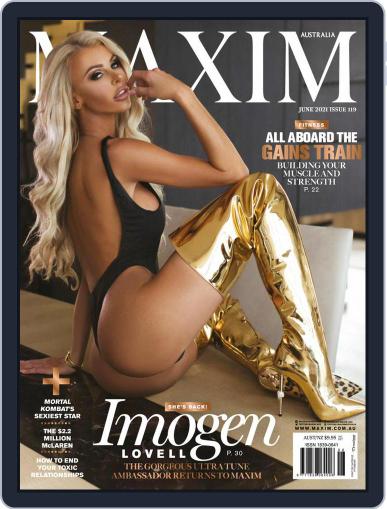Maxim Australia June 1st, 2021 Digital Back Issue Cover