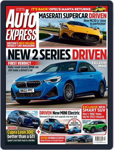 Auto Express May 19th, 2021 Digital Back Issue Cover