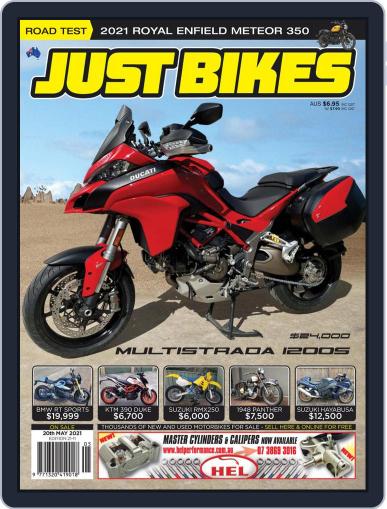 Just Bikes May 20th, 2021 Digital Back Issue Cover