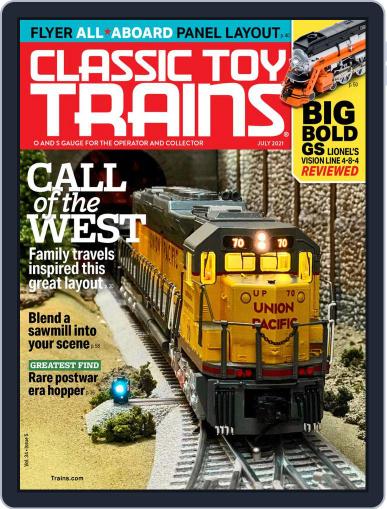 Classic Toy Trains July 1st, 2021 Digital Back Issue Cover