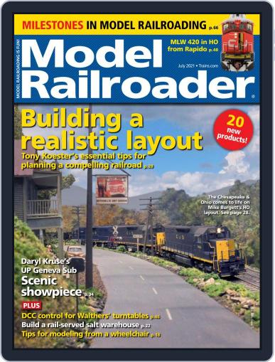 Model Railroader July 1st, 2021 Digital Back Issue Cover