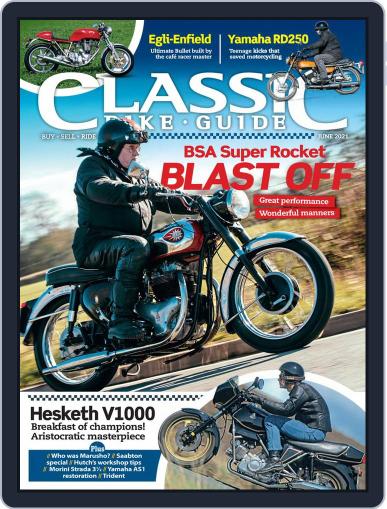 Classic Bike Guide June 1st, 2021 Digital Back Issue Cover