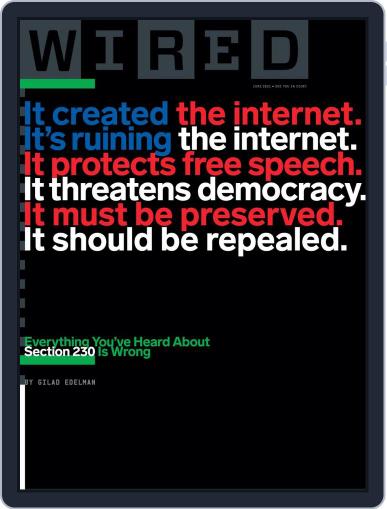WIRED June 1st, 2021 Digital Back Issue Cover