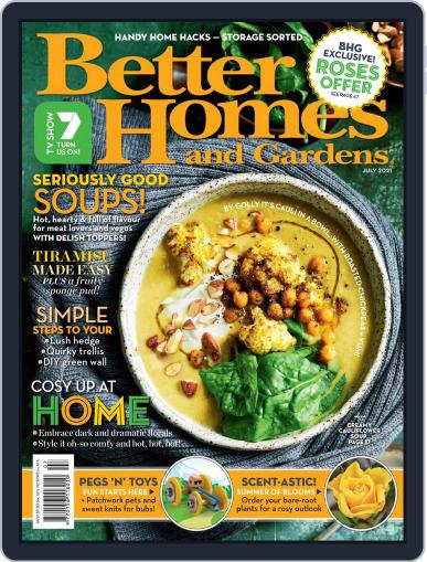 Better Homes and Gardens Australia July 1st, 2021 Digital Back Issue Cover