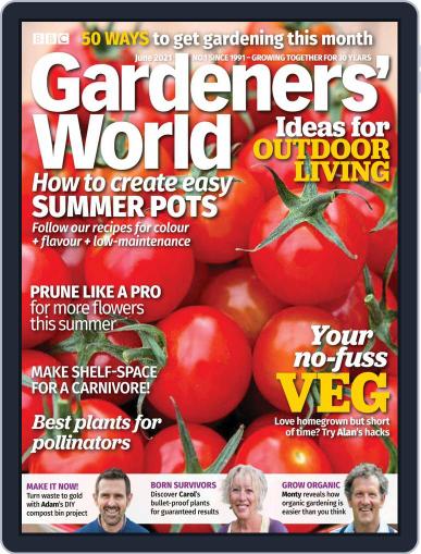 BBC Gardeners' World June 1st, 2021 Digital Back Issue Cover