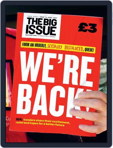 The Big Issue United Kingdom April 12th, 2021 Digital Back Issue Cover