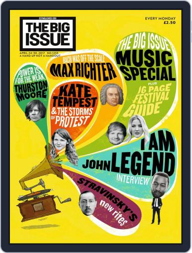The Big Issue United Kingdom April 24th, 2017 Digital Back Issue Cover