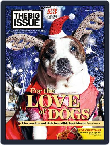 The Big Issue United Kingdom November 28th, 2016 Digital Back Issue Cover