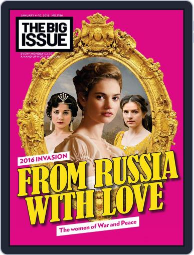 The Big Issue United Kingdom January 4th, 2016 Digital Back Issue Cover
