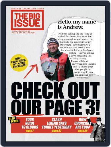 The Big Issue United Kingdom January 28th, 2015 Digital Back Issue Cover
