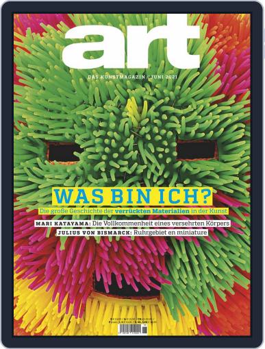 art Magazin June 1st, 2021 Digital Back Issue Cover