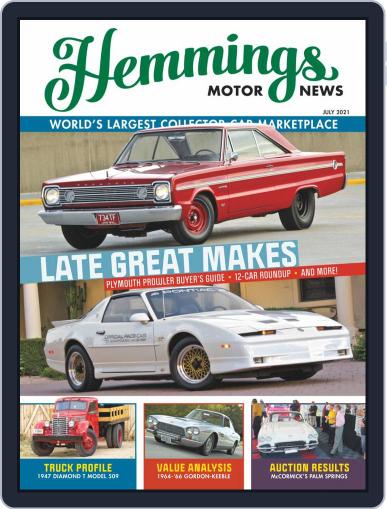 Hemmings Motor News July 1st, 2021 Digital Back Issue Cover
