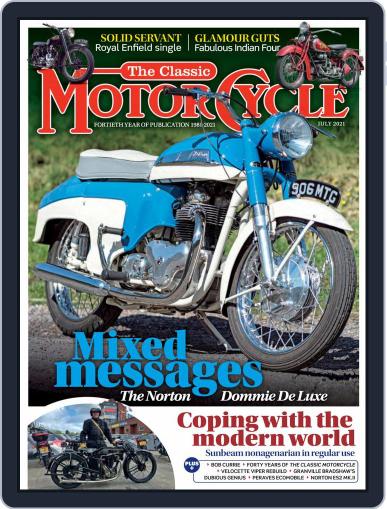 The Classic MotorCycle July 1st, 2021 Digital Back Issue Cover