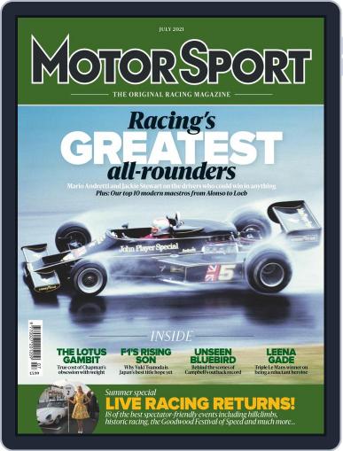 Motor sport July 1st, 2021 Digital Back Issue Cover