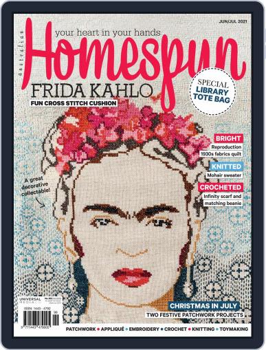 Australian Homespun June 1st, 2021 Digital Back Issue Cover