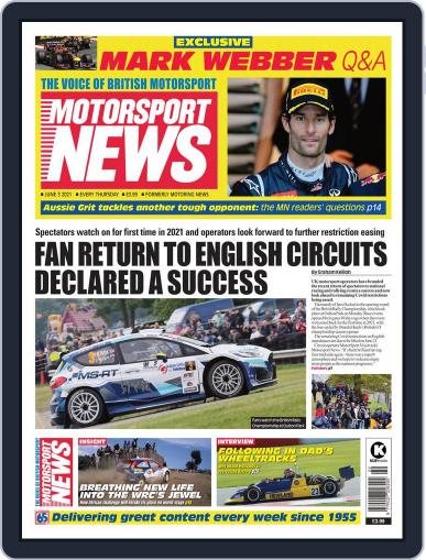 Motorsport News June 3rd, 2021 Digital Back Issue Cover