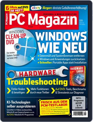 PC Magazin July 1st, 2021 Digital Back Issue Cover